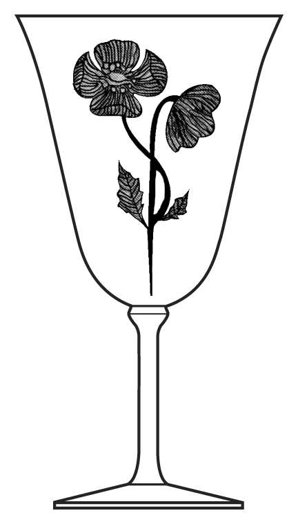 Etch 465 Water Goblet by Bryce-1