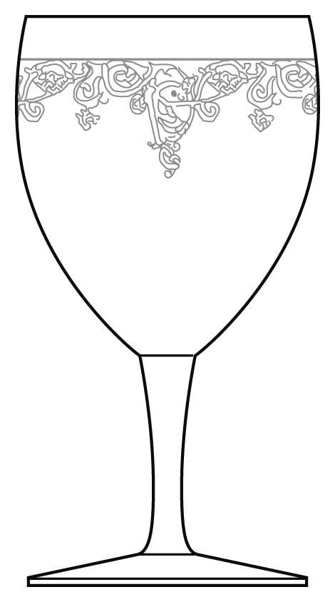Etch 495 Water Goblet by Bryce-1