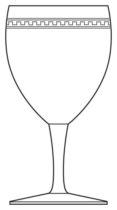Etch 631 Water Goblet by Bryce-1