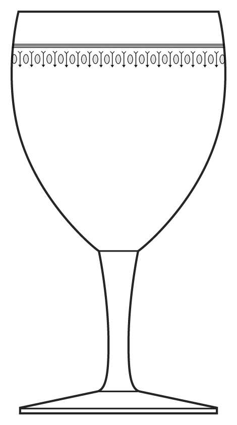 Etch 632 Water Goblet by Bryce-1