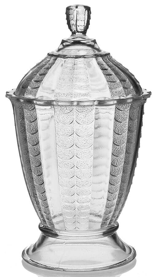 Fishscale Sugar Bowl & Lid by Bryce-1