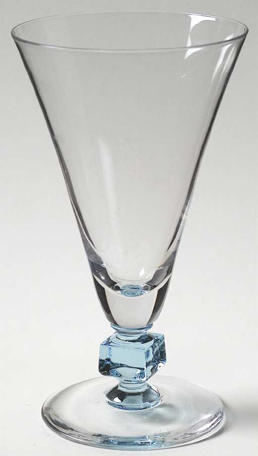 Hellenic (Blue Stem) Water Goblet by Bryce-1