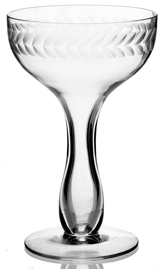 Laurel (Plain) Tall Hollow Stem Champagne by Bryce-1