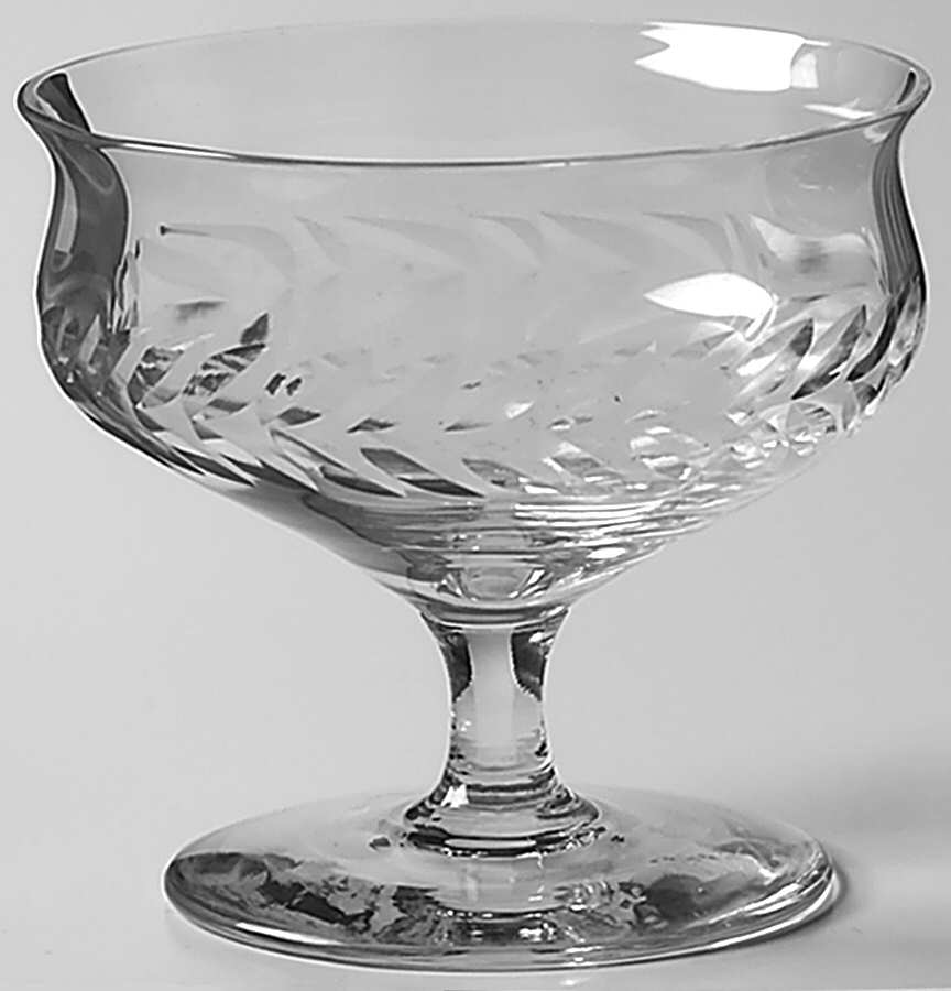 Laurel (Optic) Low Sherbet by Bryce-1