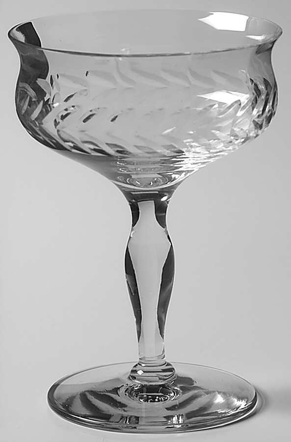 Laurel (Optic) Champagne/Tall Sherbet by Bryce-1