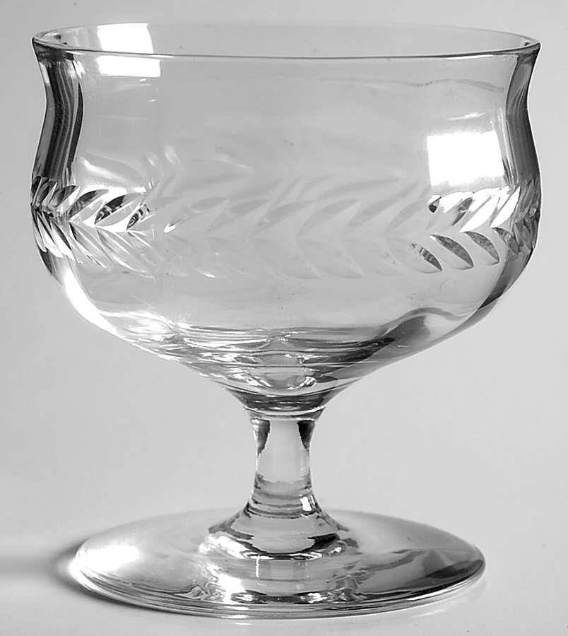 Laurel (Optic) Low Sherbet by Bryce-1