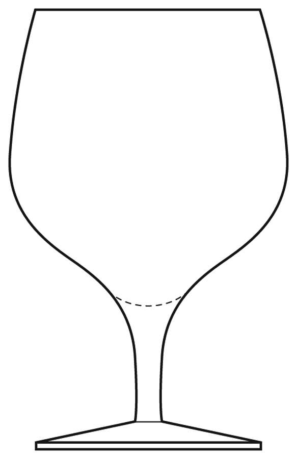 Minuet Clear Water Goblet by Bryce-1