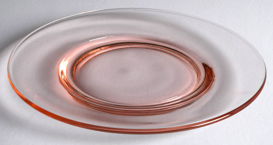 Minuet Pink Luncheon Plate by Bryce-1