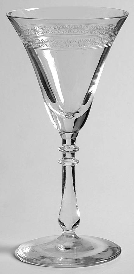 Old Lace Sherry Glass by Bryce-1