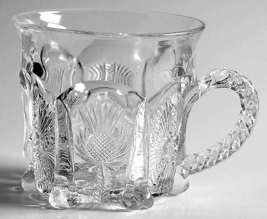Panelled Thistle Punch Cup by Higbee-1