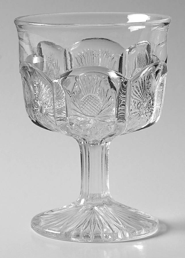 Panelled Thistle Champagne/Tall Sherbet by Higbee-1