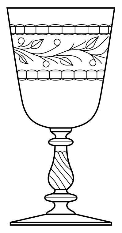 Regina Water Goblet by Bryce-1