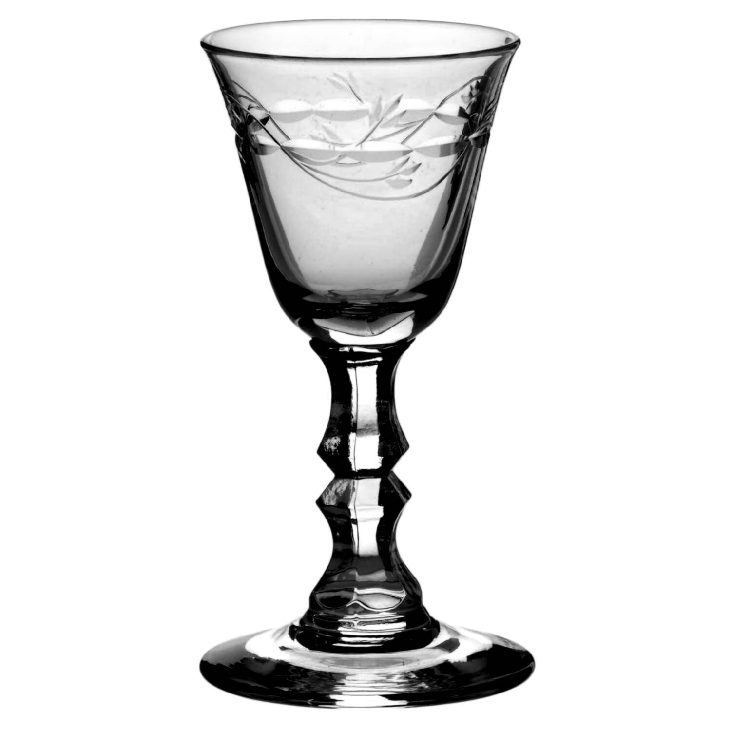 Rowena (Cut) Cordial Glass by Bryce-1