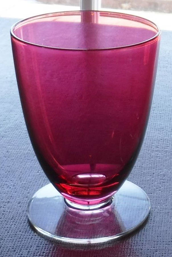 Springtime Cranberry (Stem 688) Juice Glass by Bryce-1