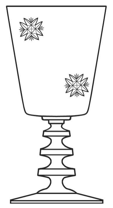 Starlight Water Goblet by Bryce-1