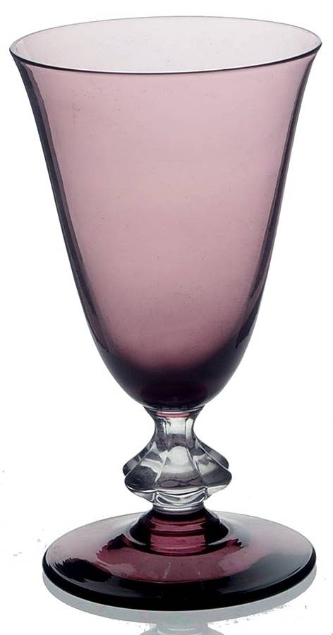 Symphony (Amethyst Bowl & Foot) Juice Glass by Bryce-1