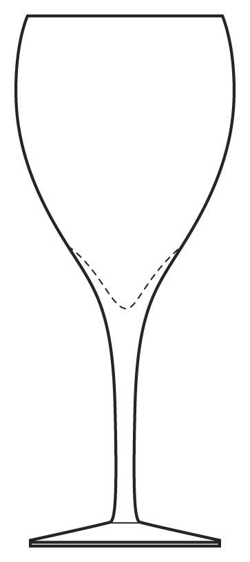 Tulip Water Goblet by Bryce-1