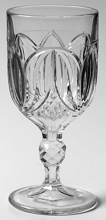 Tulip with Sawtooth Wine Glass by Bryce-1