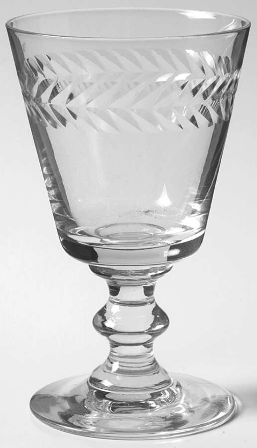 Wales Laurel Water Goblet by Bryce-1