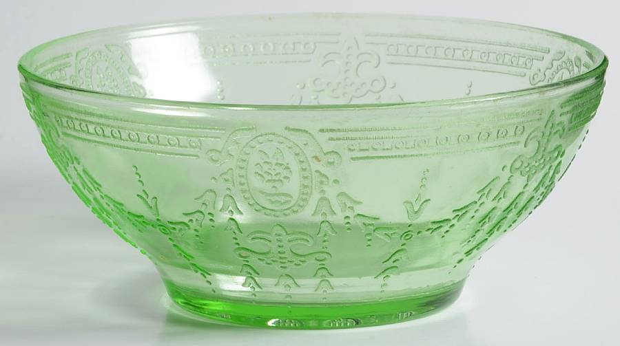 Rose Cameo Green Cereal Bowl by Belmont Tumbler -1