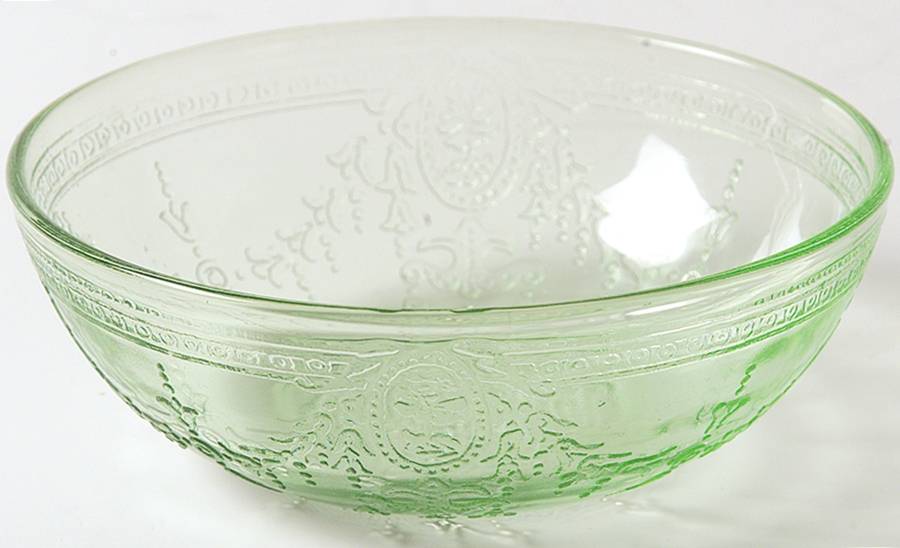 Rose Cameo Green Small Fruit Dessert Bowl by Belmont Tumbler -1