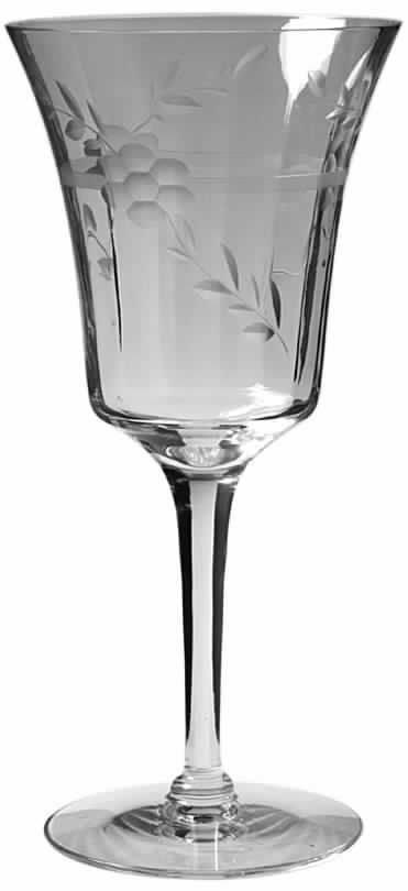 Cut 52 Clear Water Goblet by Bartlett Collins-1