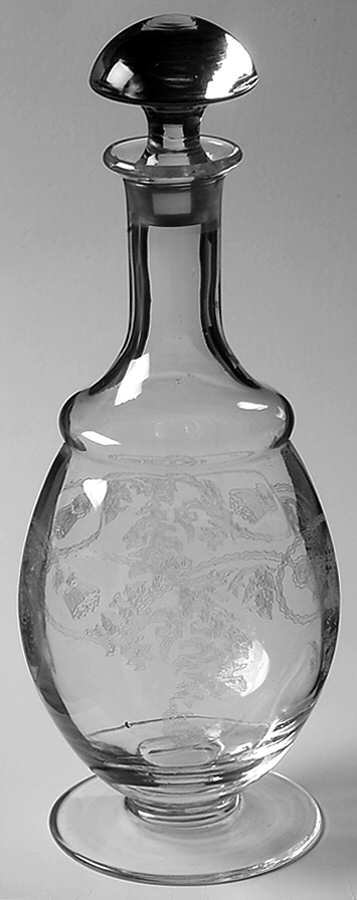 Thistle Wine Decanter & Stopper by Bohemia Crystal-Crystalex-1