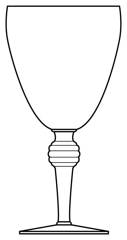 935 Clear Water Goblet by Bryce-1