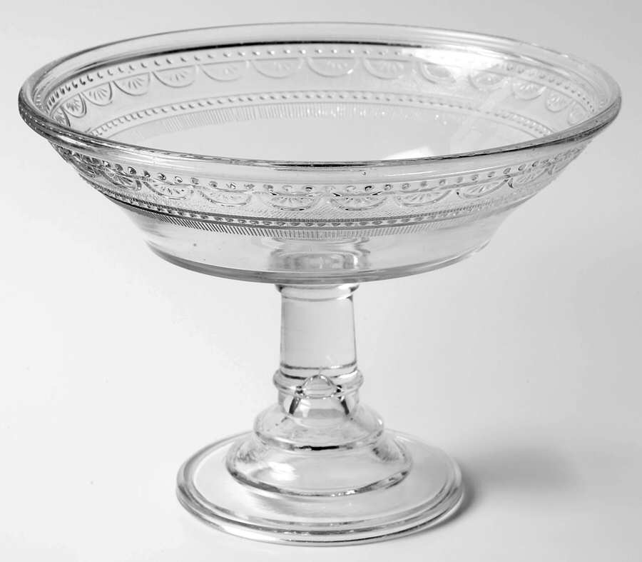 Sheraton Round Compote (Height X Width) by Bryce-1