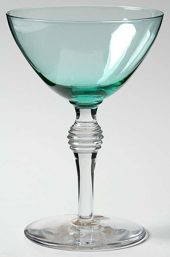 935 Green Champagne/Tall Sherbet by Bryce-1