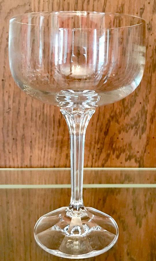 Sandra Champagne/Tall Sherbet by Bohemia Crystal-Crystalex-1