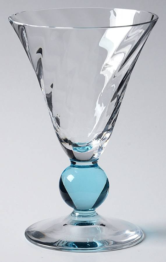Apollo Cerulean (Blue Stem, Swirl Optic) Claret Wine by Bryce-1