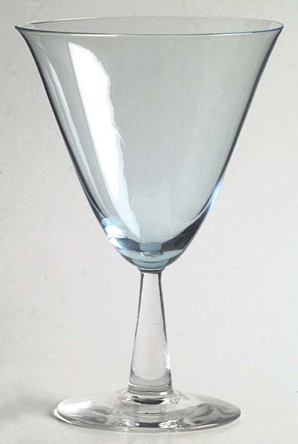 Simplicity Cerulean (Blue) Water Goblet by Bryce-1