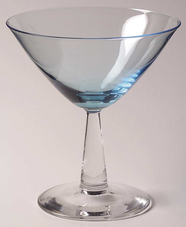 Simplicity Cerulean (Blue) Champagne/Tall Sherbet by Bryce-1