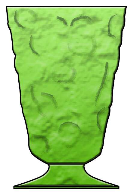 El Rancho Citron Water Goblet by Bryce-1