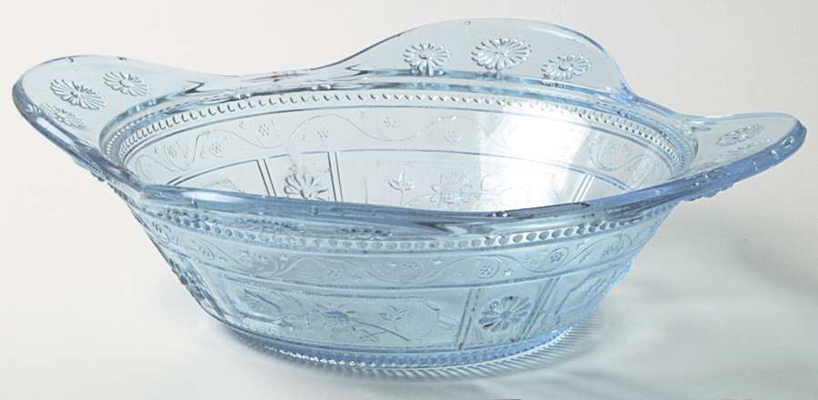Willow Oak Blue Round Butter Dish No Lid by Bryce-1