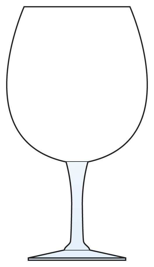 Continental Cerulean Blue Water Goblet by Bryce-1