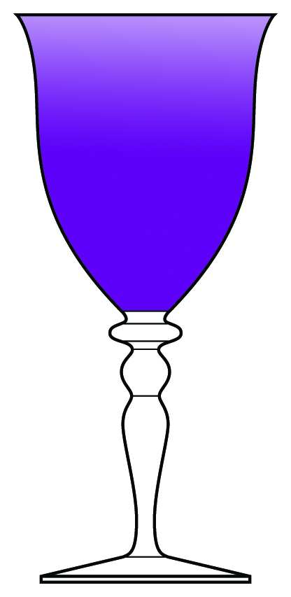 678 Amethyst Water Goblet by Bryce-1
