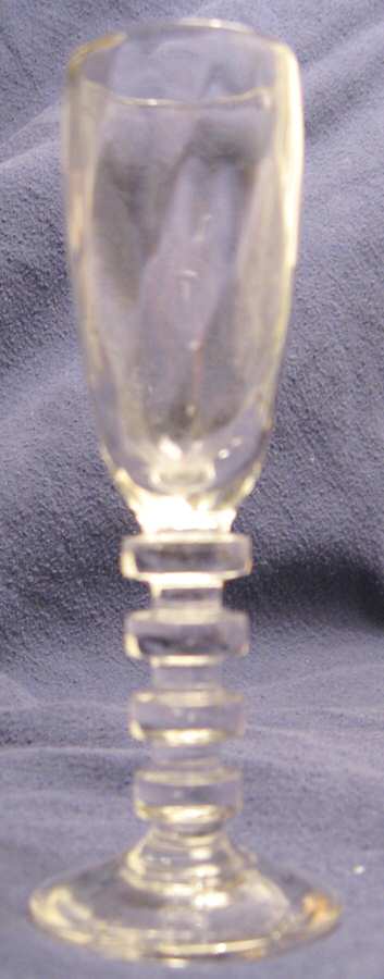 670 (Diamond Optic) Cordial Glass by Bryce-1