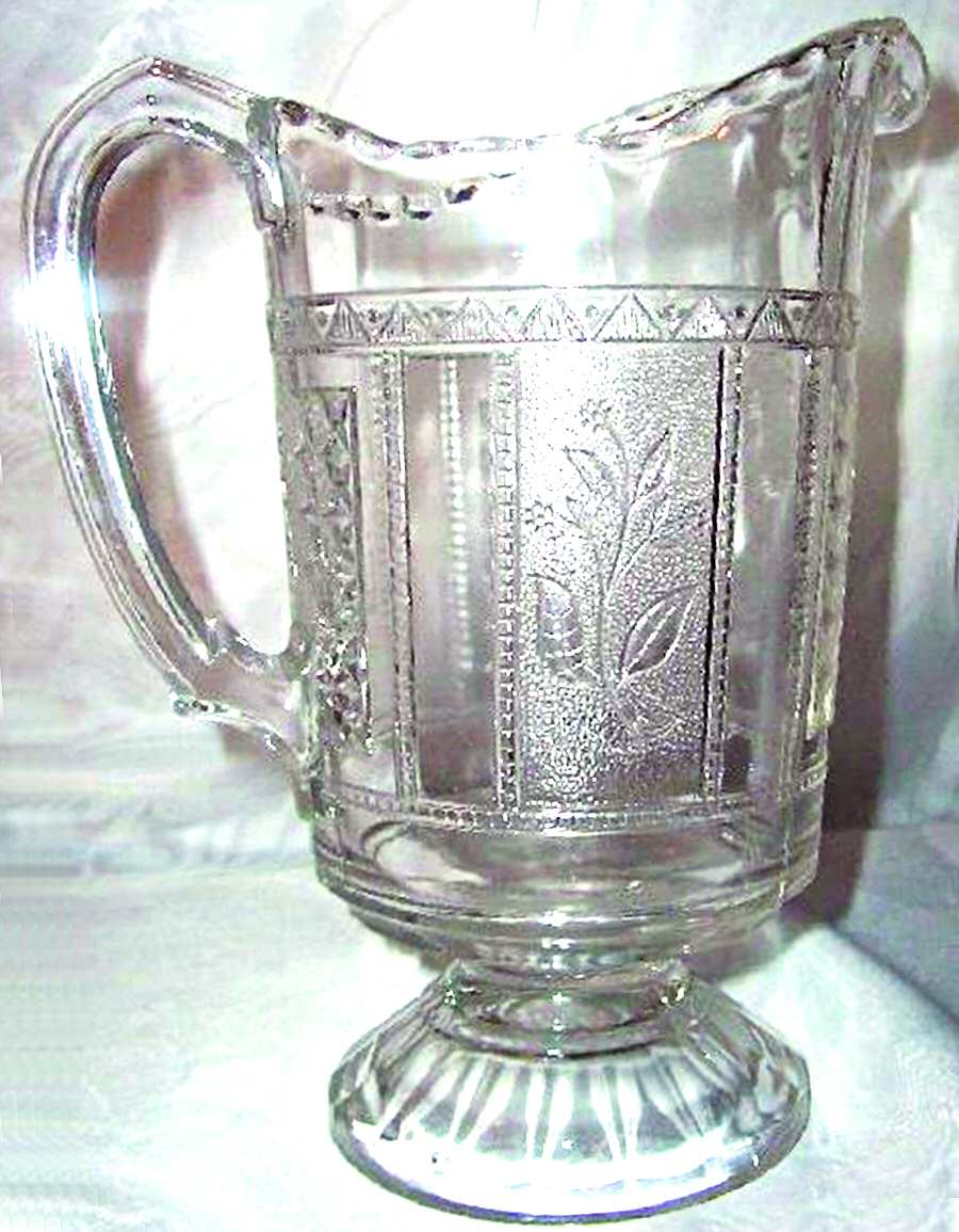 Panelled Forget Me Not 64 Oz Pitcher by Bryce-1