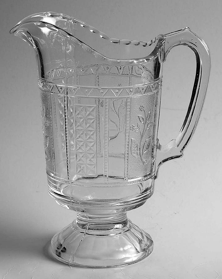 Panelled Forget Me Not 40 Oz Pitcher by Bryce-1