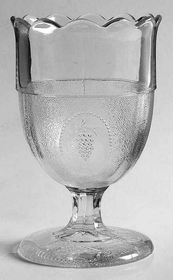 Beaded Grape Medallion Celery Vase by Boston Silver-1