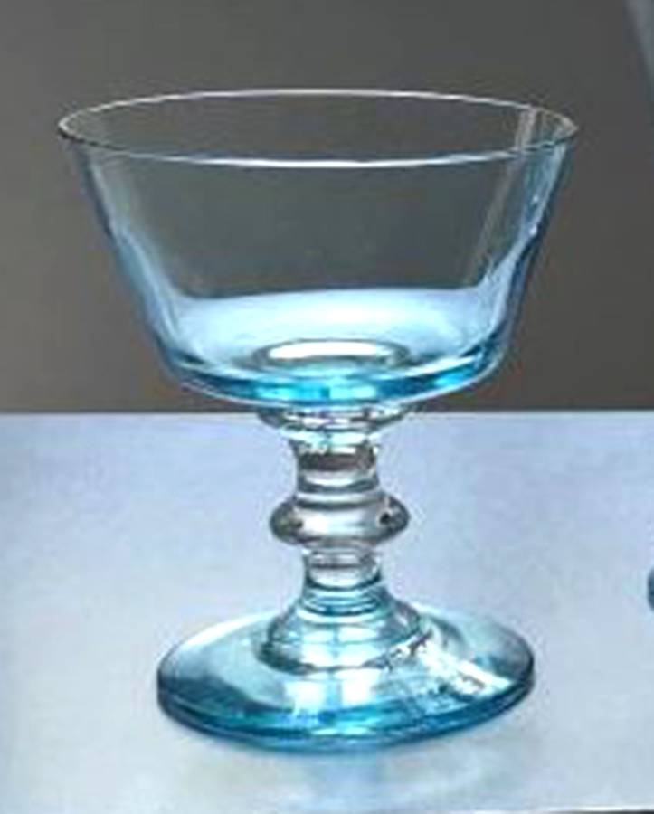 Wales Cerulean Blue Champagne/Tall Sherbet by Bryce-1