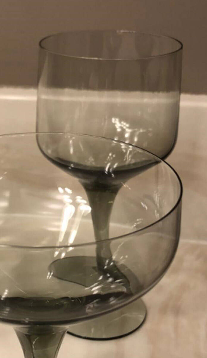 Adonis Smoke Wine Glass by Bryce-1