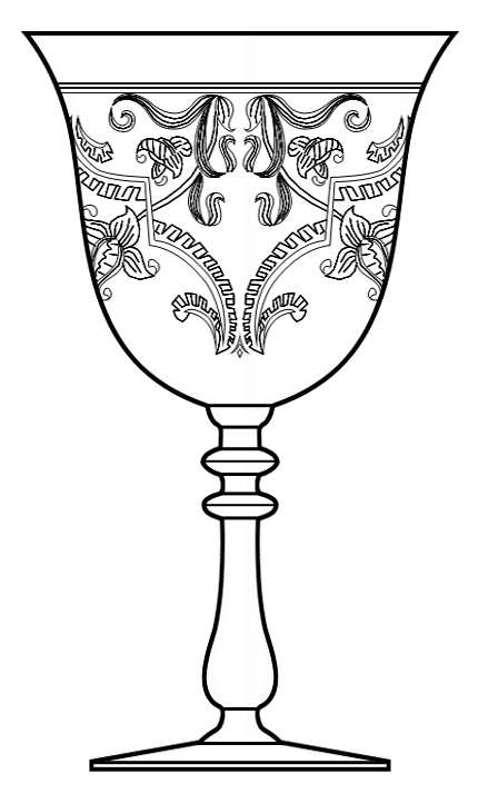 784-6 Water Goblet by Bryce-1