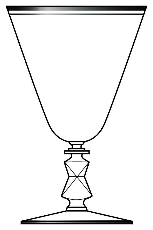 8A-3 Water Goblet by Bryce-1