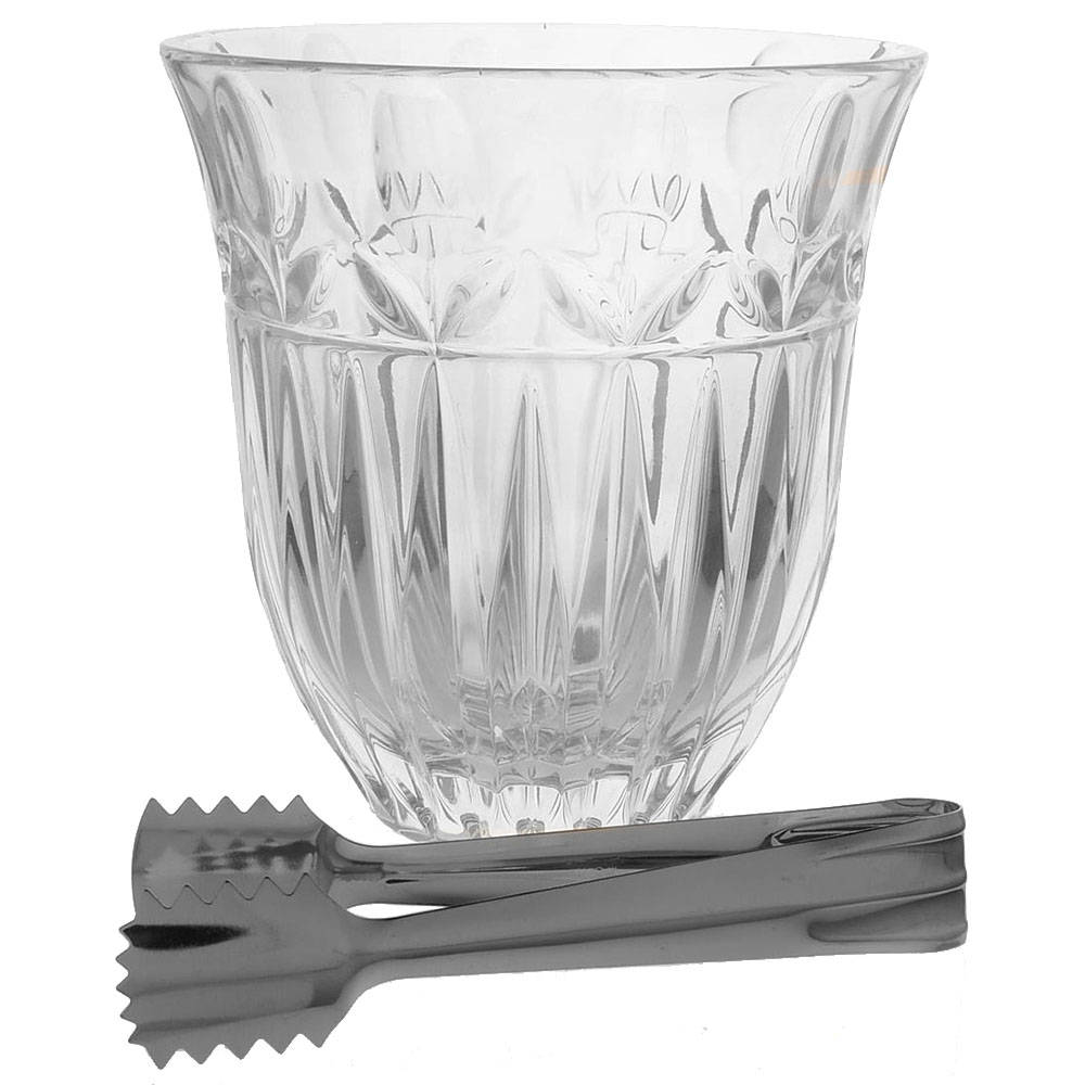 Tulip Garden Ice Bucket with Tongs by Block-1