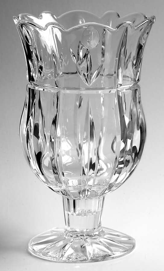 Tulip Garden 7" 1 Piece Open Hurricane/Vase by Block-1