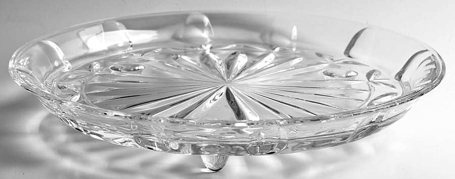 Tulip Garden 11" 3-Toed Round Platter by Block-1