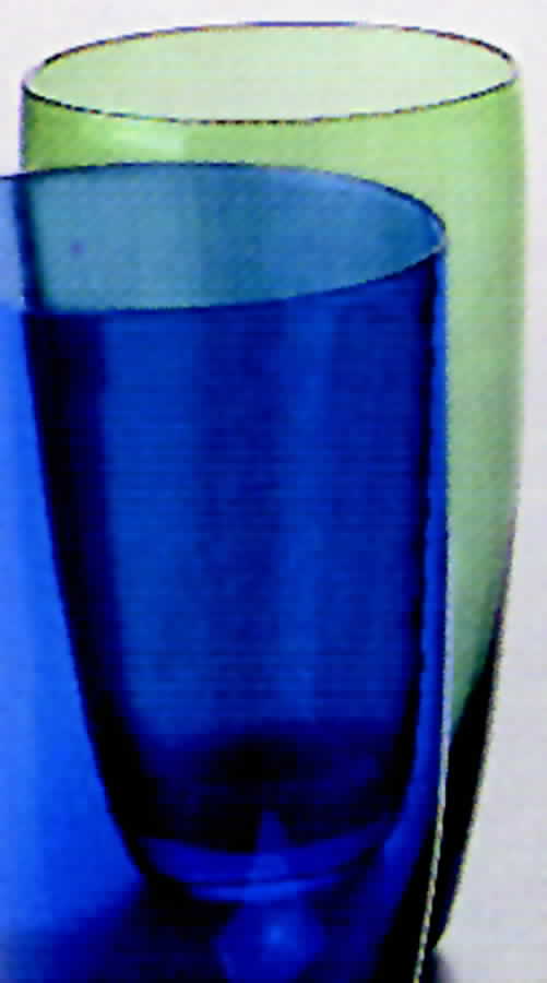 Festival Green Blue Highball Glass by Block-1